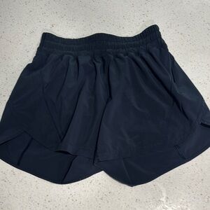 Lululemon Athletica Navy Blue Athletic Shorts with Elastic Waistband